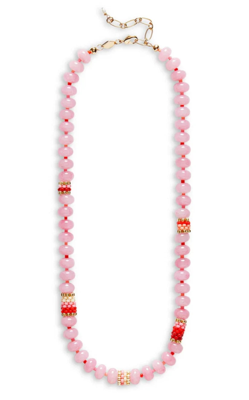 Anni Lu Barrel Mixed Bead Necklace