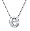 Little Letter by Alex Woo Initial Pendant Necklace Sterling Silver, E