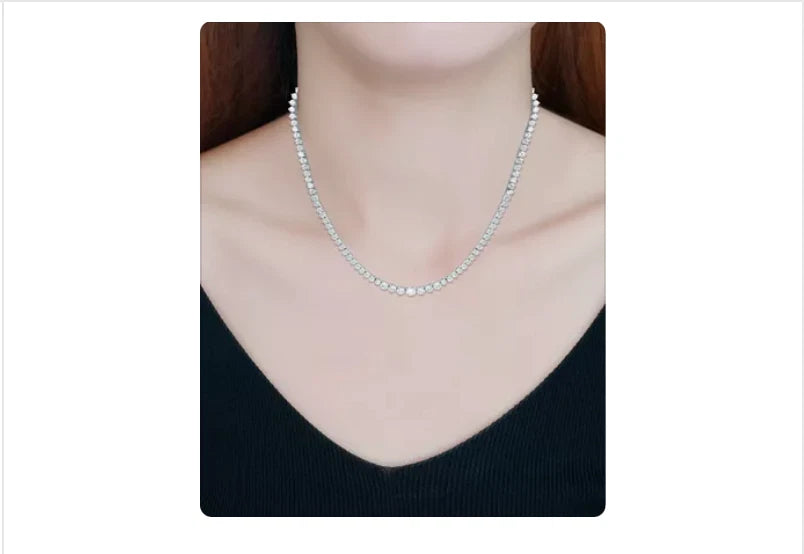 Giani Bernini Cubic Zirconia Necklace Sterling Silver Box