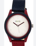 Crayo Watches Pleasant Nylon-Band Watch Silver/Navy Model: CRACR3906