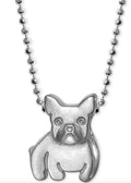 Alex Woo French Bulldog Pendant Necklace Sterling Silver 16in