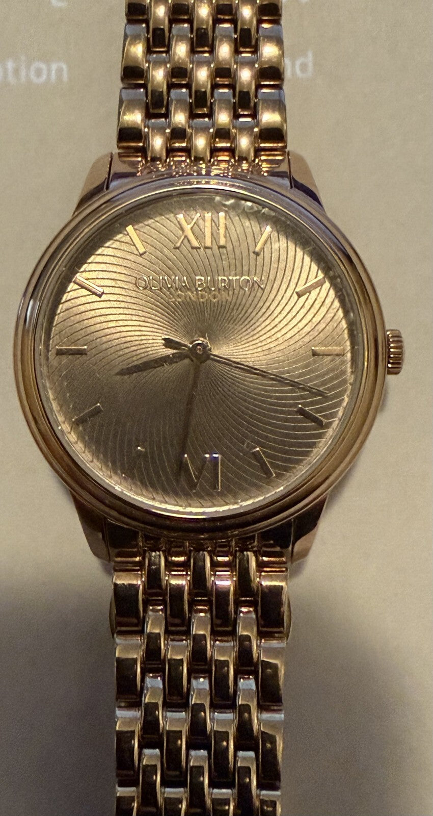 Olivia Burton Women's Watch 24000131 Rose Gold Stainless Steel No Box