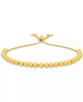 Giani Bernini Beaded Bolo Bracelet 18k Gold Over Silver or Sterling Silver