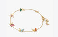 Kate Spade New York Gold-Tone Crystal Social Butterfly Station Bracelet - Multi