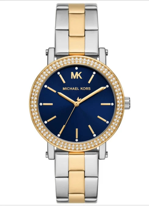 Michael Kors Women's Corey Three-Hand Two-Tone Stainless Steel Watch 38mm