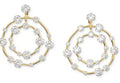 Swarovski Gold-Tone Crystal Orbital Clip-on Statement Earrings - Gold