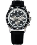 Strumento Marino Men's Typhoon Black Silicone Performance Timepiece Watch 45mm