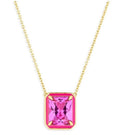 Aqua Tonal Enamel Pendant Necklace, 16 - 100% Exclusive