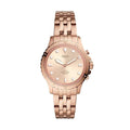 Fossil Dayle FB-1 Women's Rose Gold Bracelet Date Watch With Lume ES4748 No Box