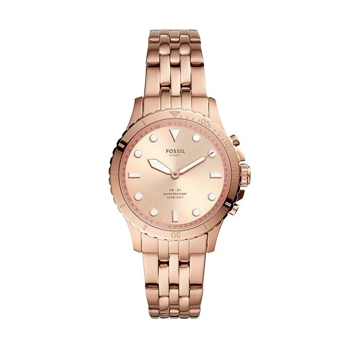 Fossil Dayle FB-1 Women's Rose Gold Bracelet Date Watch With Lume ES4748 No Box