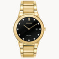 Citizen Eco-Drive Men's Diamond Accents Gold-Tone 40mm Watch AU1062-56G No Box