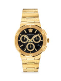 Versace Greca Logo Chrono VEZ9 211015640444 Gold Watch IN Original Package