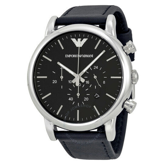 Emporio Armani Classic Chronograph Black Dial Men's Watch AR1828 No Box