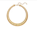 Aqua Tubogas Collar Necklace in 14K Gold Plated, 16-18 - Exclusive