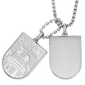 Fossil Star Wars R2-D2 Stainless Steel Dog Tag Necklace - Silver