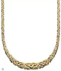 Giani Bernini Byzantine Link Collar Necklace in Sterling Silver, Gold Plated
