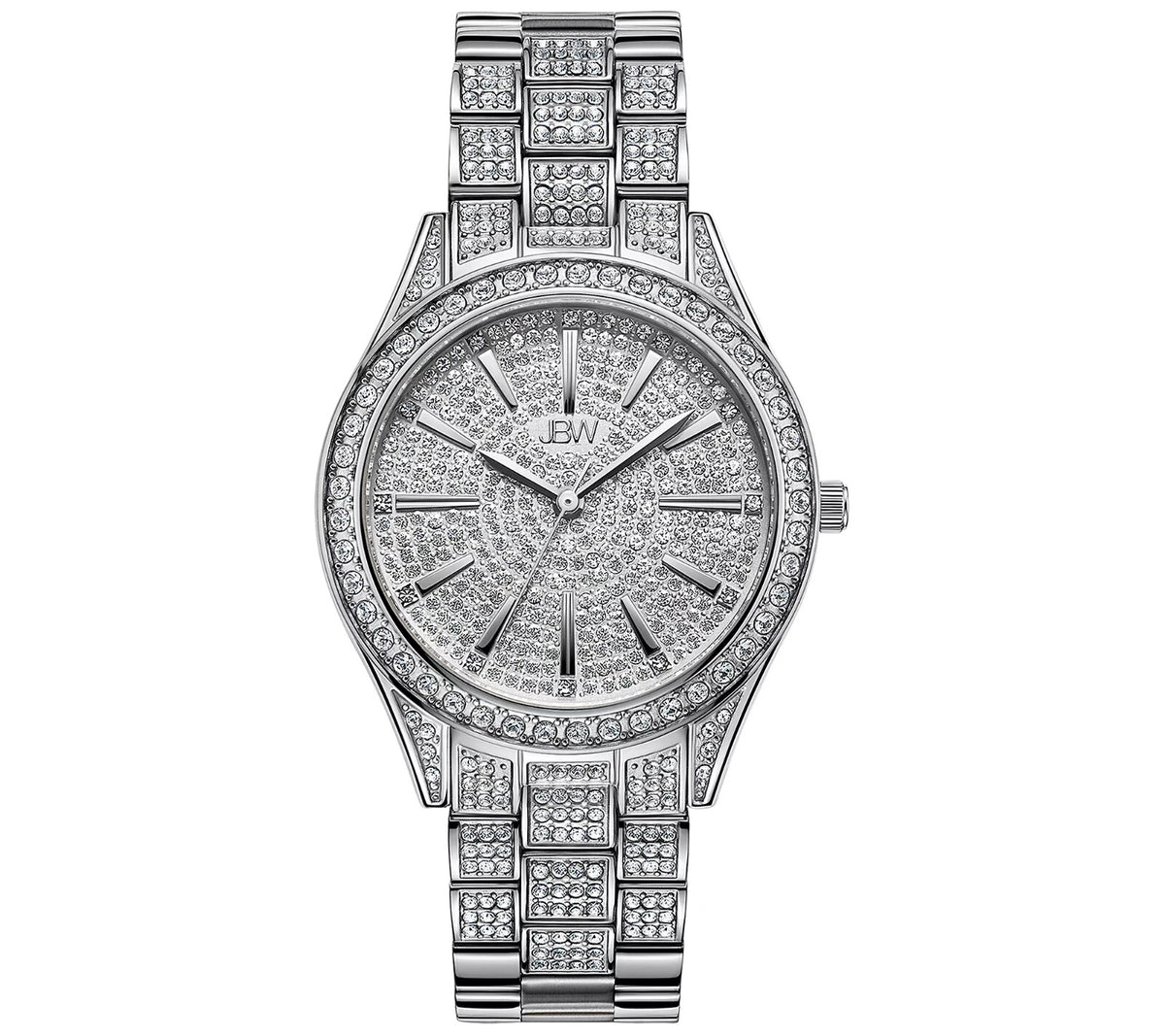 JBW Women's Cristal 1/10 Cttw Diamond Stainless Steel Watch