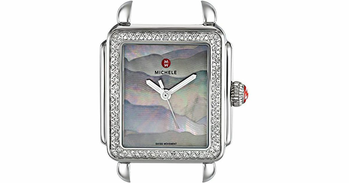 Michele Deco Diamond Gradient Dial Watch Head MW06T01A1105 New No Box