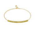 Giani Bernini Cubic Zirconia Linear Ankle Bracelet Green