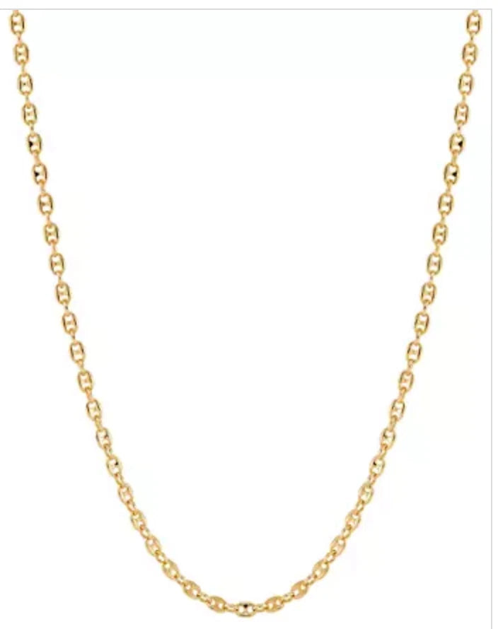 Belk Tranciato Mariner Chain Necklace Gold Over Sterling