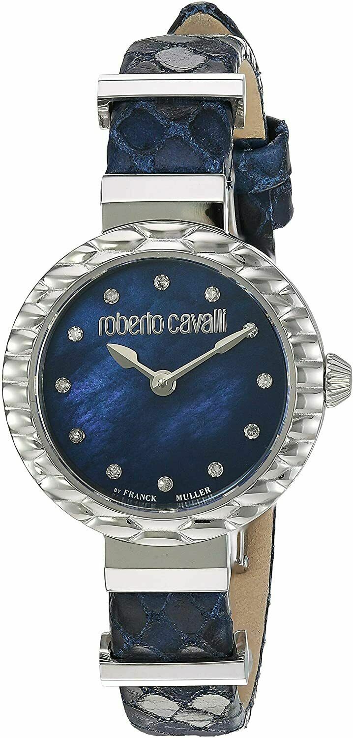 Roberto Cavalli Diamond Scala Women's Swiss Quartz Mother Of Pearl RV2L023L0021