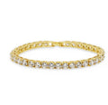 Ben Oni Simona Tennis Anklet - Gold