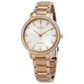 Citizen Eco-Drive Women's Swarovski Crystal Accents 36mm Watch FE7043-55A No Box