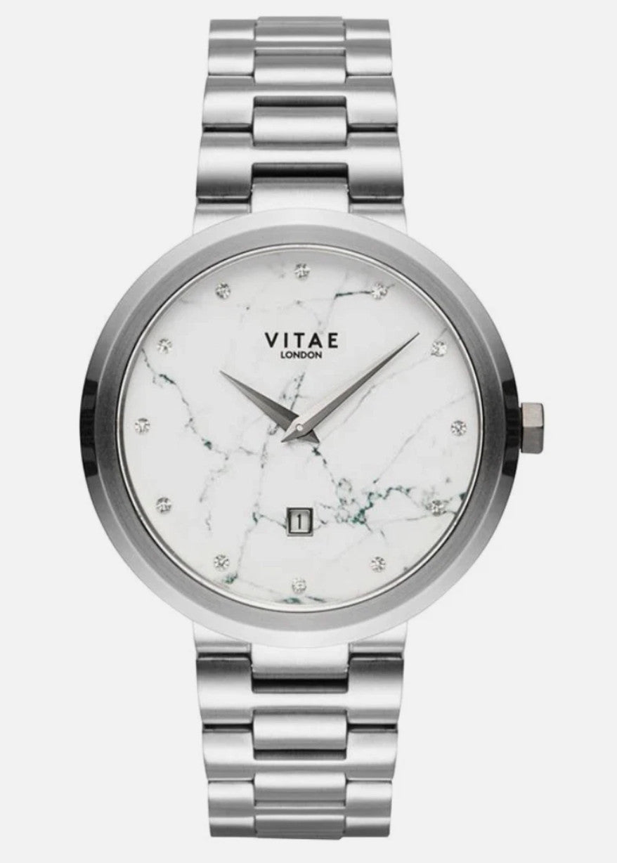 Vitae London Elmington Women's Watch 36mm Silver-Tone Bracelet