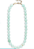 Anni Lu Ball Mixed Bead Collar Necklace, 15.55-17.32