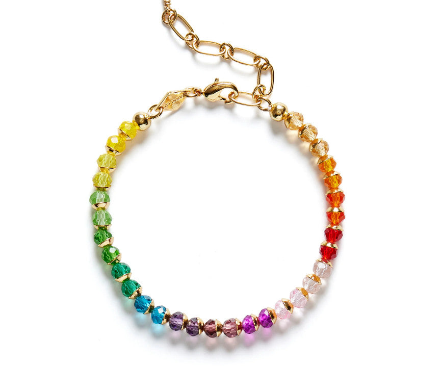 Anni Lu Tennis Kinda Multicolor Bead Cultured Freshwater Pearl Bracelet