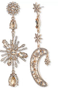 Marchesa Crystal Celestial Mismatch Drop Earrings