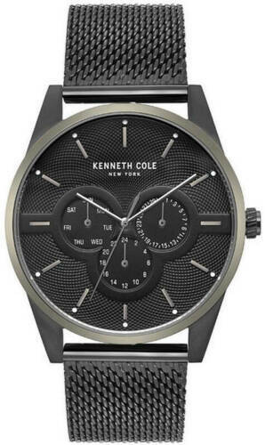 Kenneth Cole Men's Multifunction Steel Mesh Band Watch KC15205005 No Box