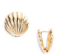 Aqua Shell Earrings - Exclusive