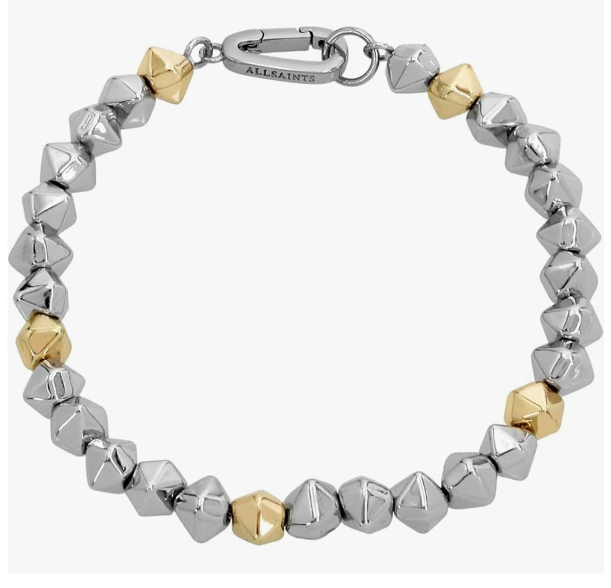 Allsaints Geometric Beaded Bracelet