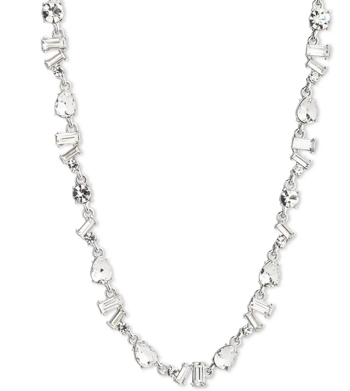 Givenchy Mixed-Cut Crystal Collar Necklace Gold