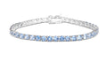 Giani Bernini Blue Ombre Cubic Zirconia Tennis Bracelet in Sterling Silver, Crea