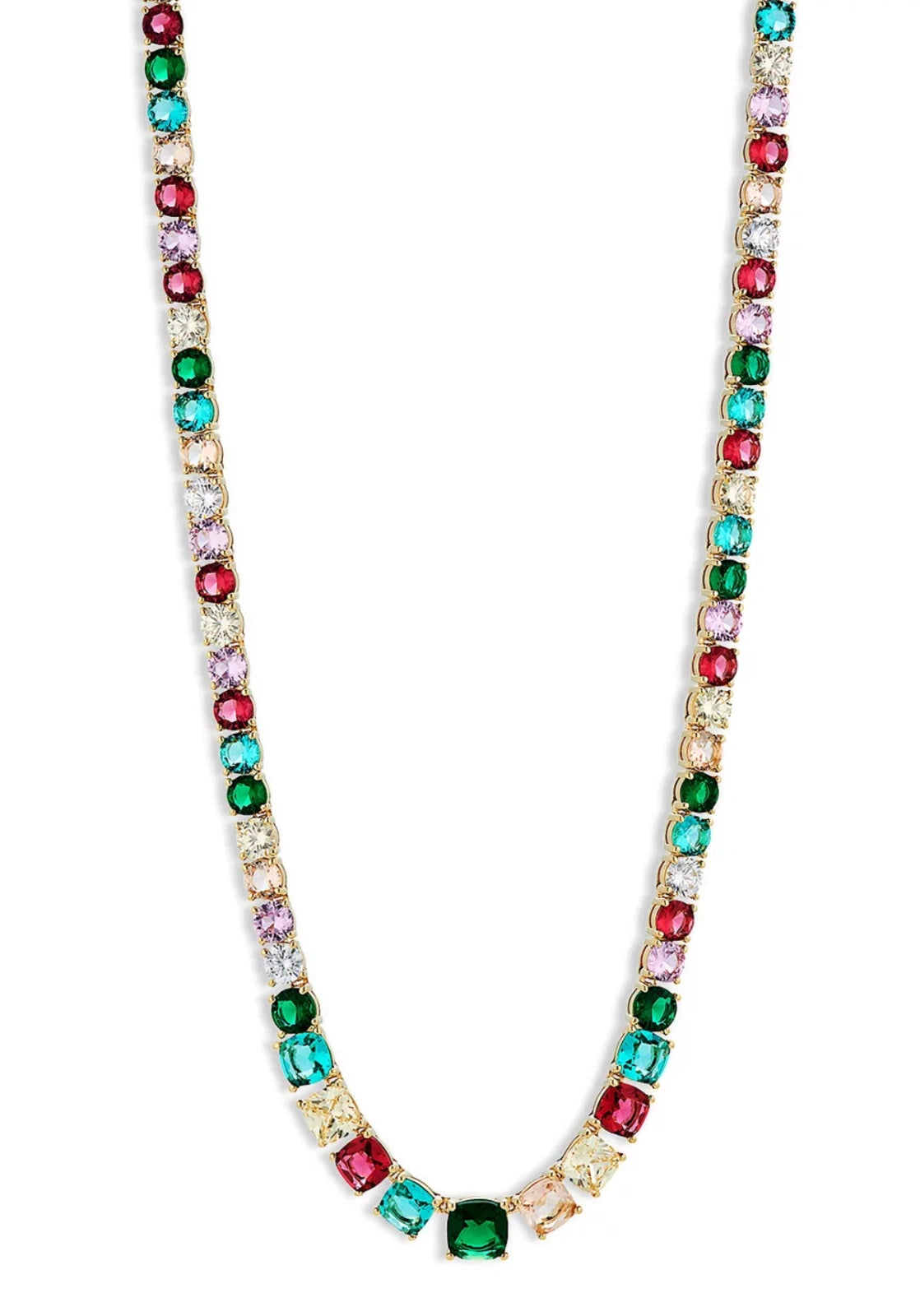 Nadri Sweettarts Mixed Stone Collar Necklace in 18K Gold Plated, 16 - 100% Exclu