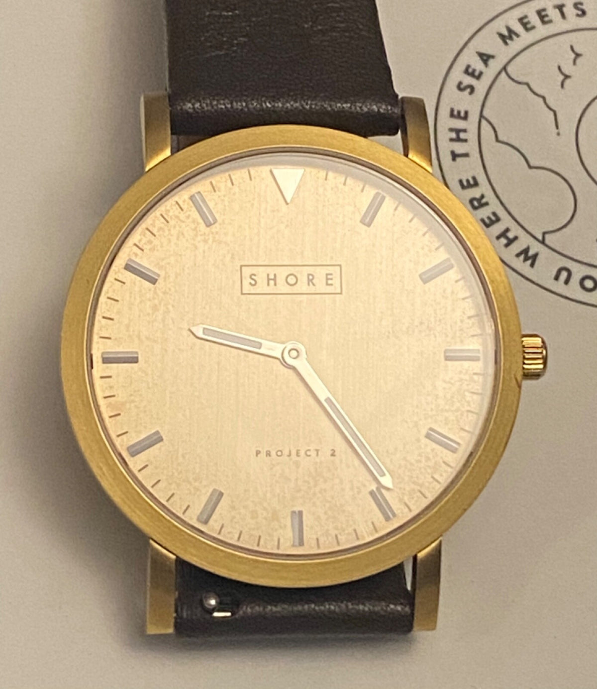 Shore Projects Abersoch Watch with Interchangeable Strap Mechanism