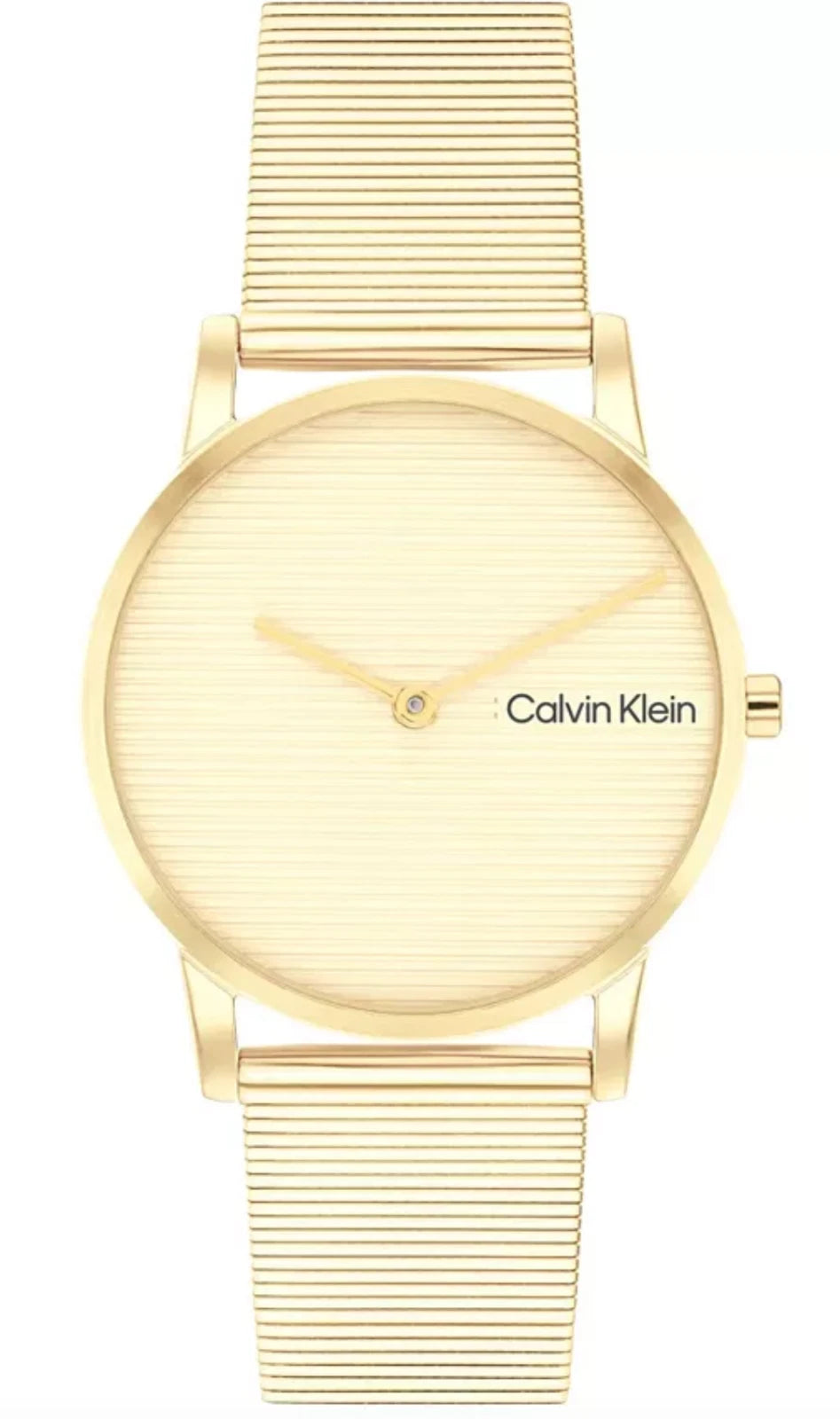 Calvin Klein Women's CK Feel Stainless Steel Mesh Watch 30mm No Box