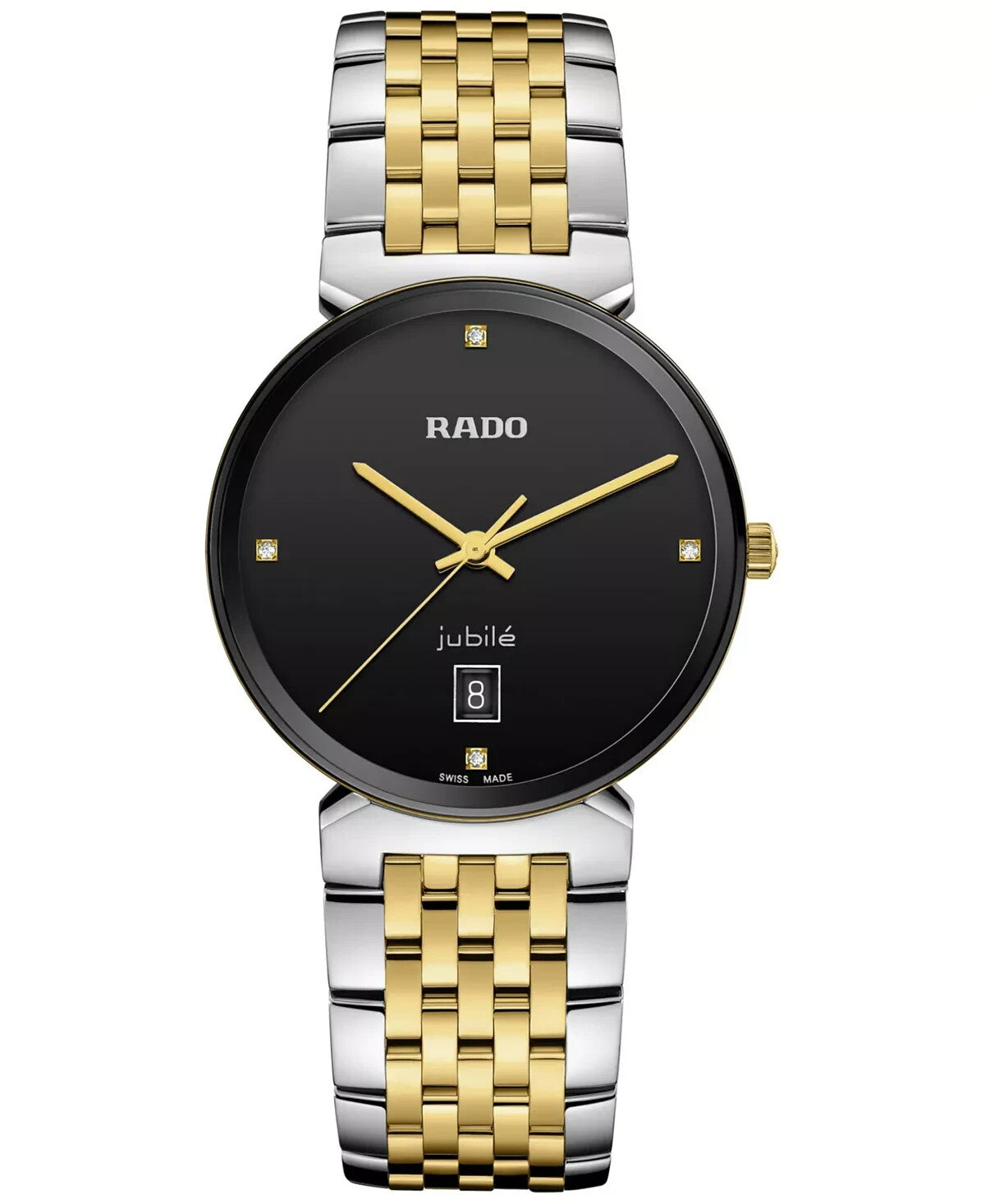 Rado Florence Quartz Diamond Black Dial Unisex Watch R48912703
