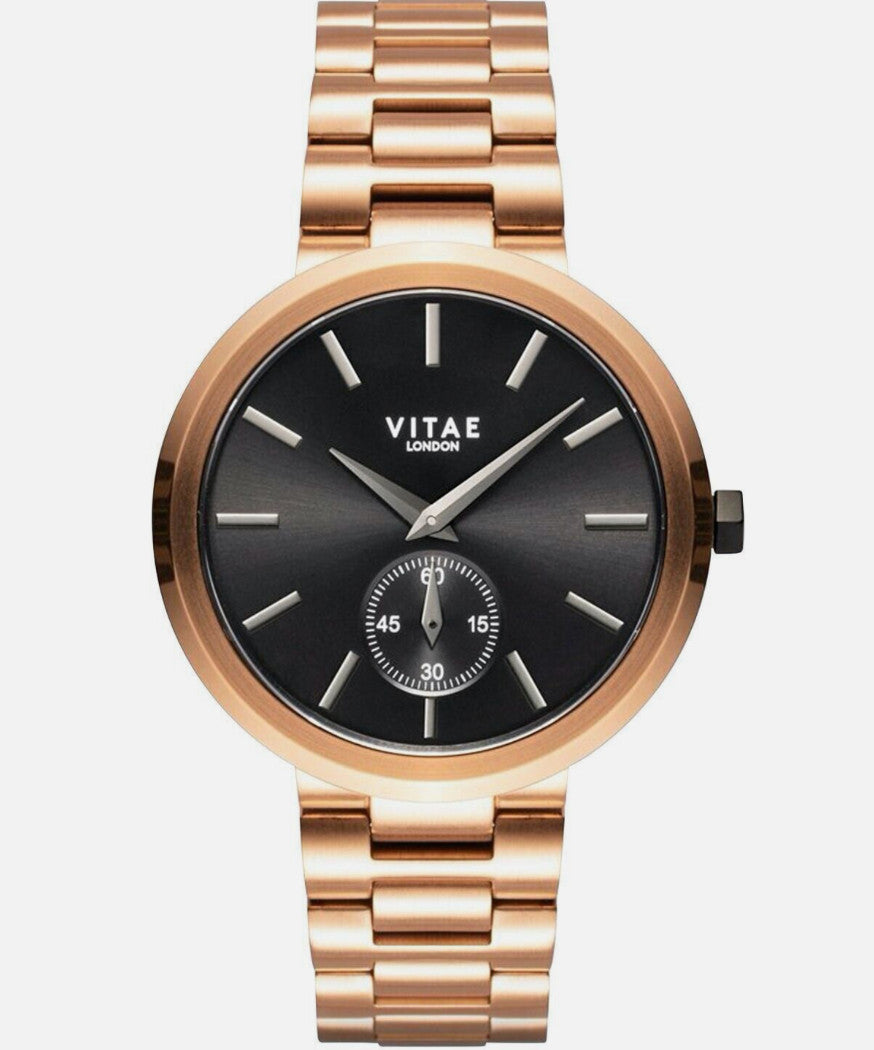 Vitae London Elmington Women's Watch 36mm Rose Gold-Tone Bracelet