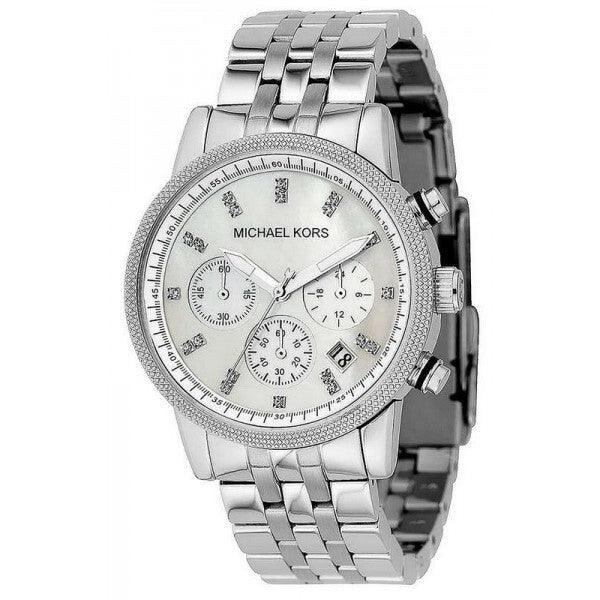 Michael Kors Women's Ritz Silver-Tone Watch MK5020 No Box