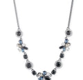 Givenchy Halo Cluster Collar Necklace Red Crystal